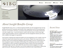 Tablet Screenshot of insightbenefits.com